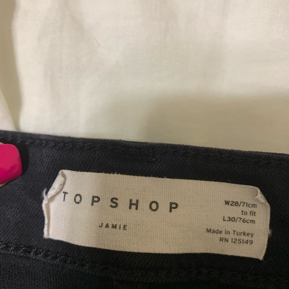 TOPSHOP RIPPED JAMIE JEANS - Picture 3 of 4
